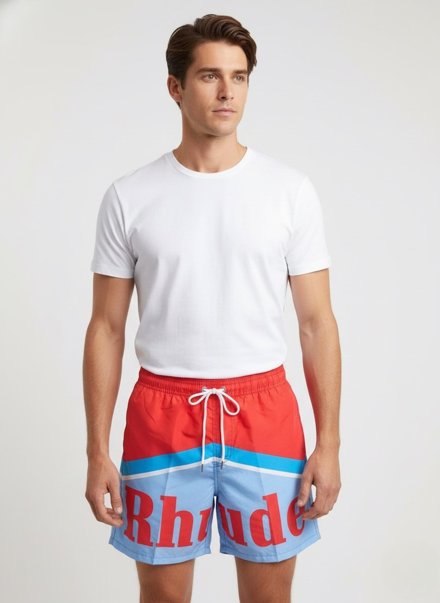 Conjunto Camiseta Branca + Calção Tropical Rhude