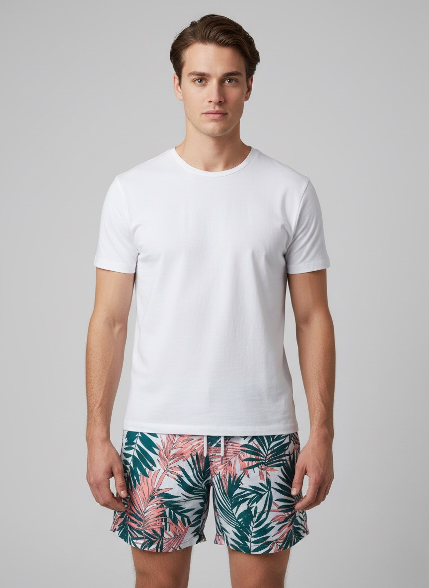 Conjunto Camiseta + Calção Tropical