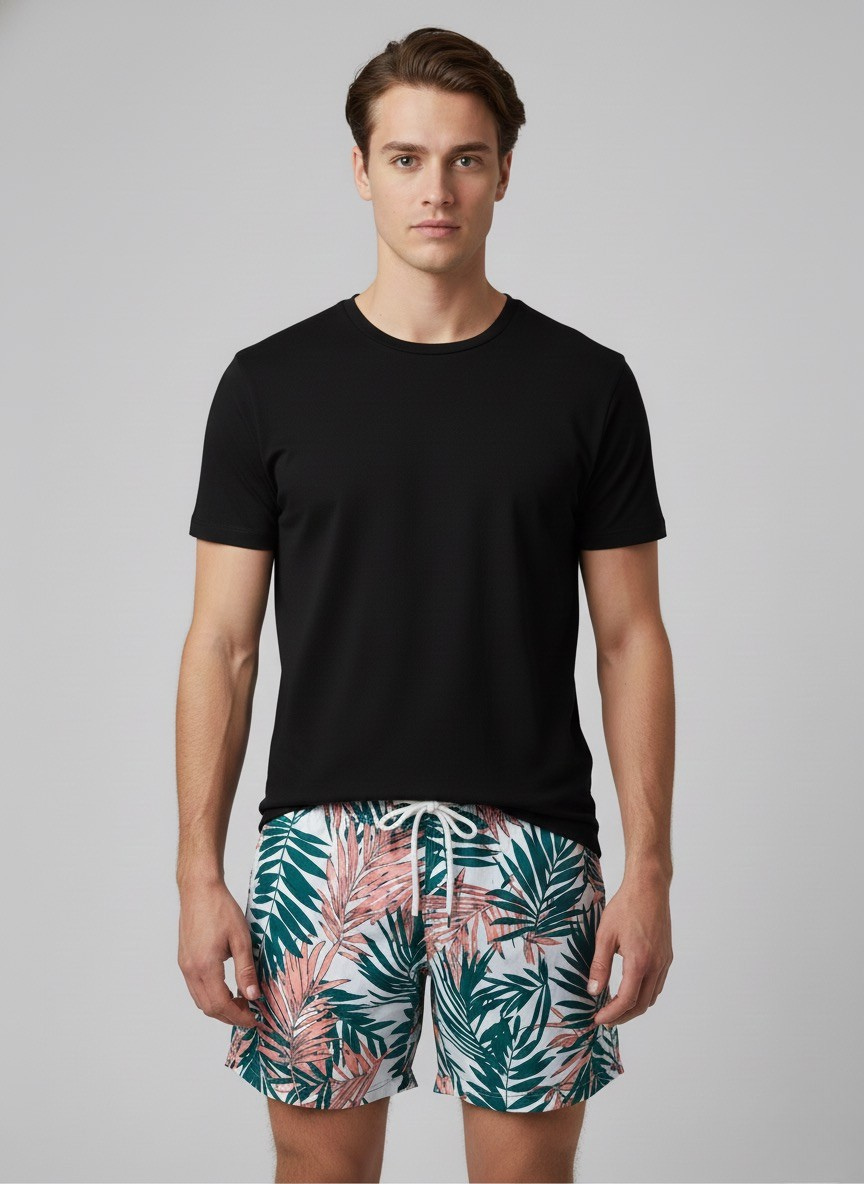 Conjunto Camiseta + Calção Tropical