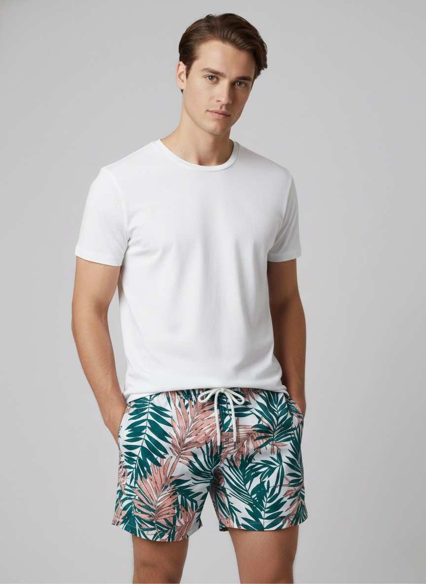 Conjunto Camiseta + Calção Tropical
