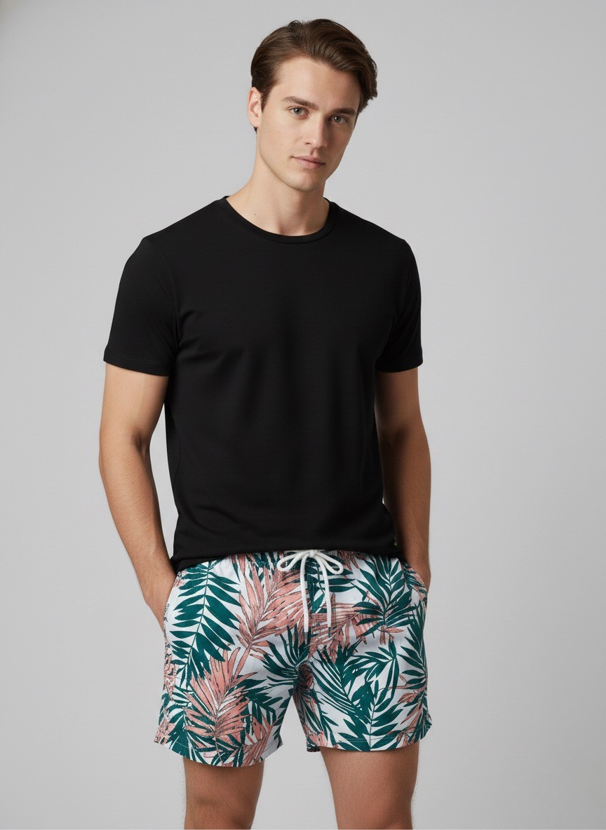 Conjunto Camiseta + Calção Tropical
