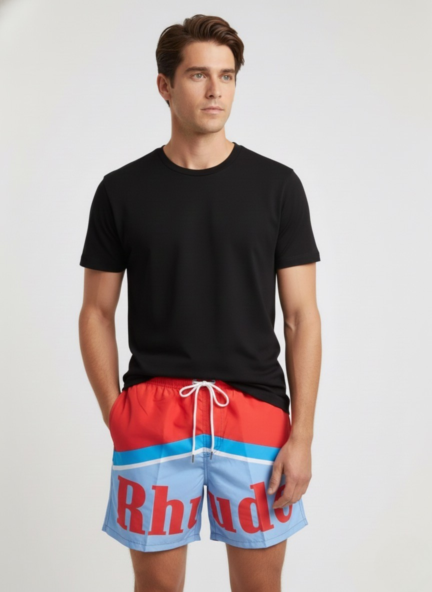 Conjunto Camiseta Branca + Calção Tropical Rhude