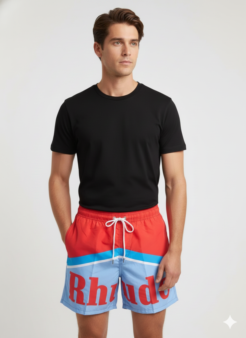 Conjunto Camiseta Branca + Calção Tropical Rhude